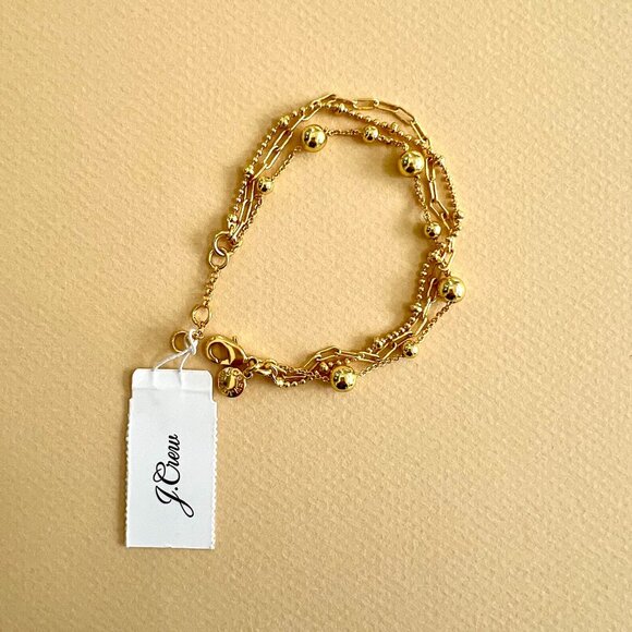 J. Crew gold bracelet NWT - Picture 2 of 5